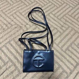 Telfar Metallic Blue Small Purse